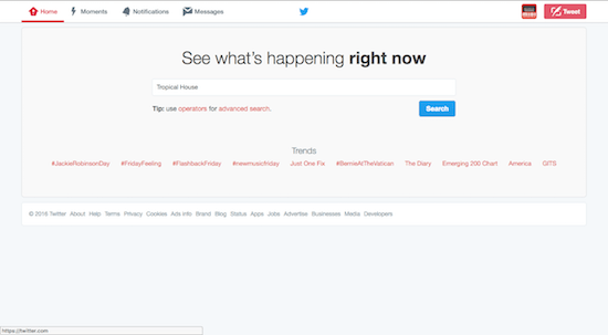 Search Tropical House