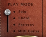 Playing modes in Sunbird